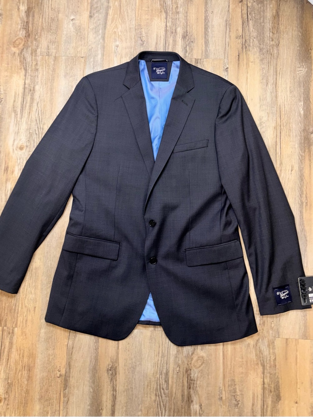 Original Penguin Dark Navy Two-Button Blazer with Light Blue Lining